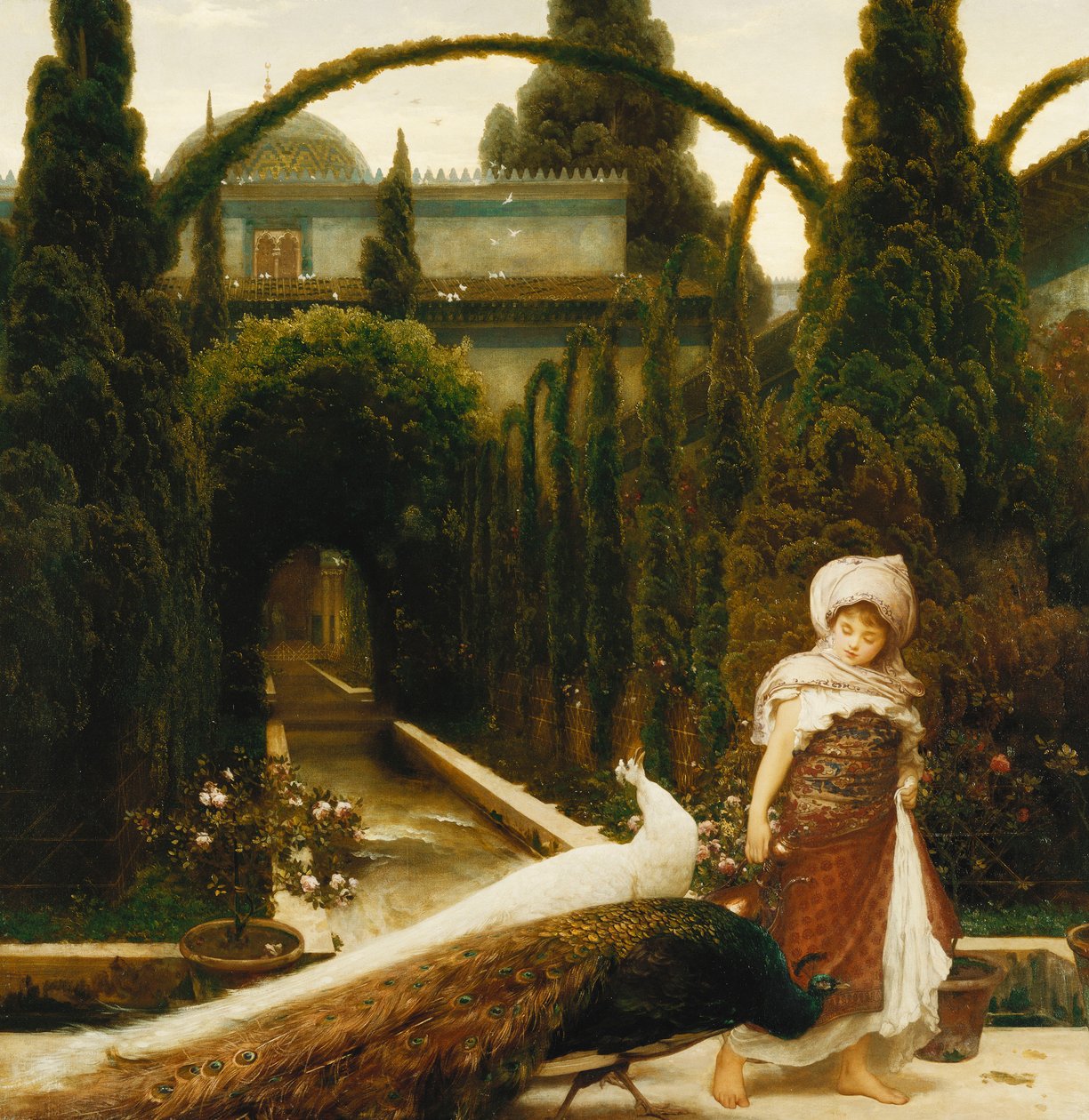 Den mauriske have; en drøm om Granada, 1874 af Frederic Leighton