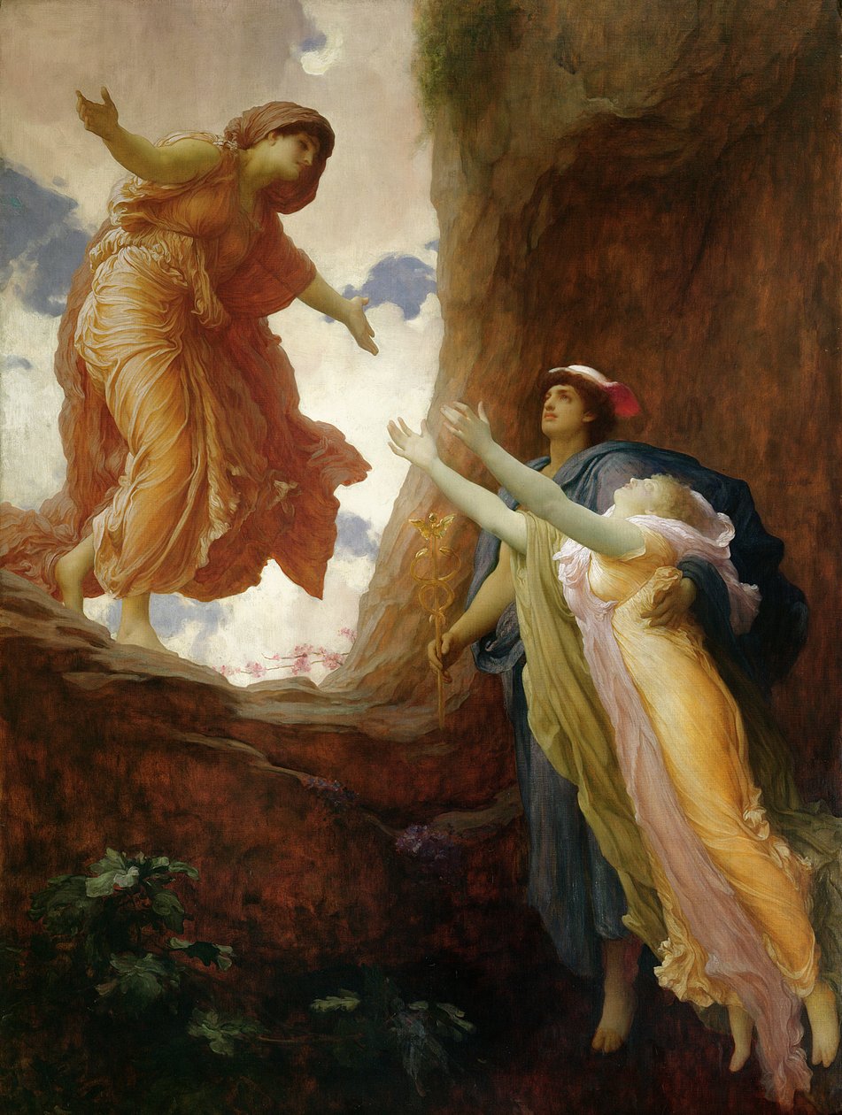 The Return of Persephone, ca. 1891 (olie på lærred) af Frederic Leighton