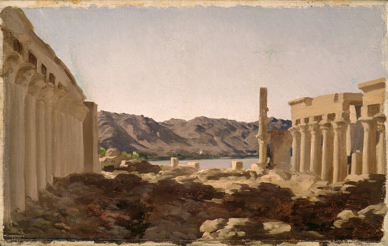 Philaes tempel af Frederic Leighton