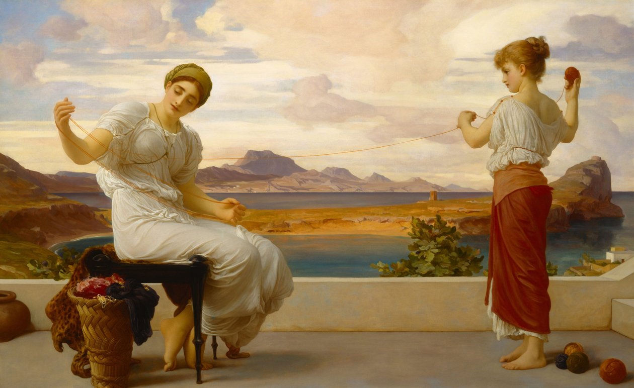 Oprulning af nøglen, ca 1878 af Frederic Leighton