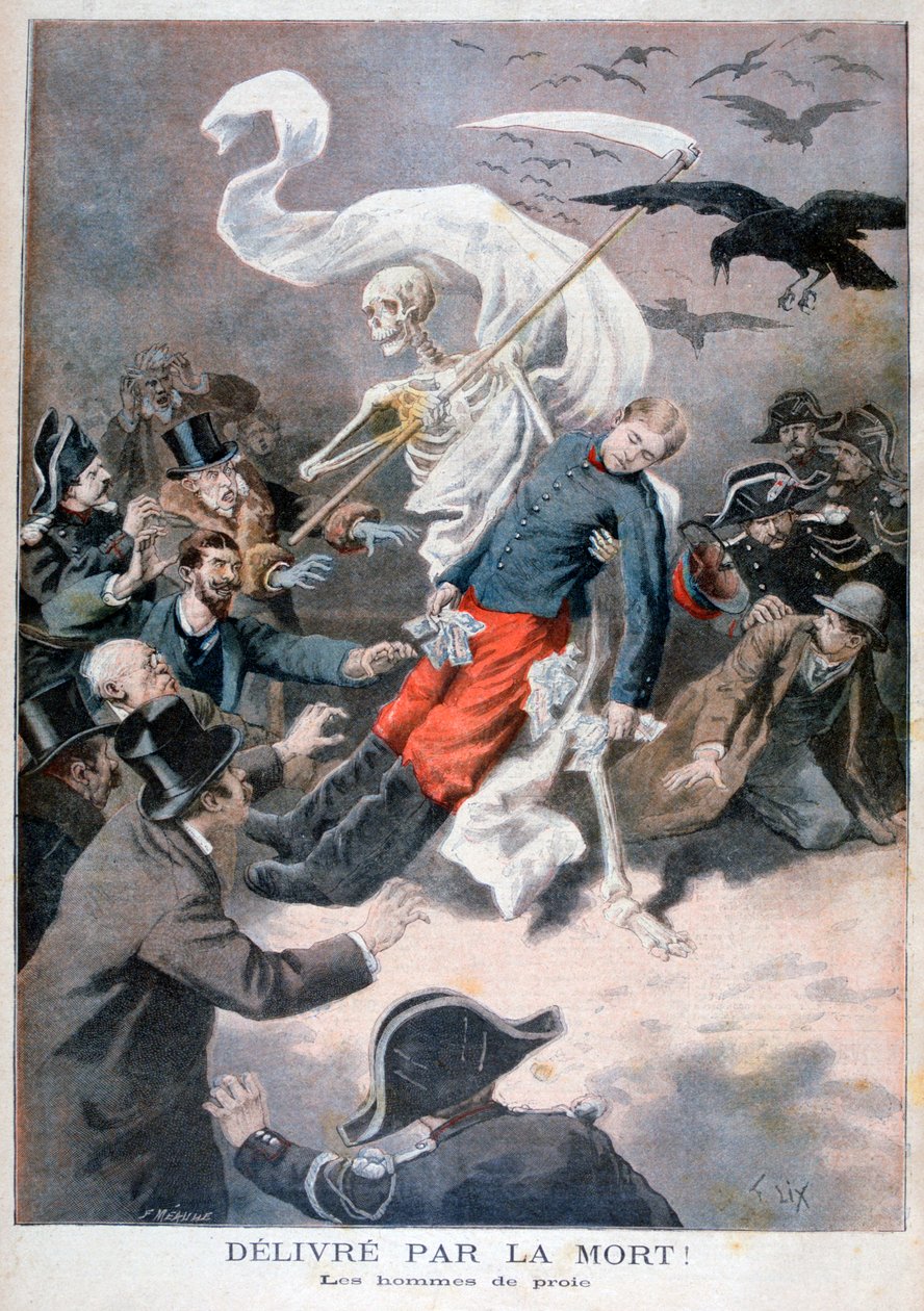 Leveret ved døden!, 1896 af Frederic Lix