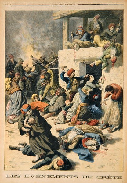 Begivenheder på Kreta, fra "Le Petit Journal", 26. juli 1896 af Frederic Lix