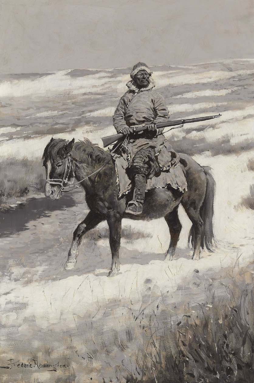 A Manchurian Bandit, c.1904dani af Frederic Remington