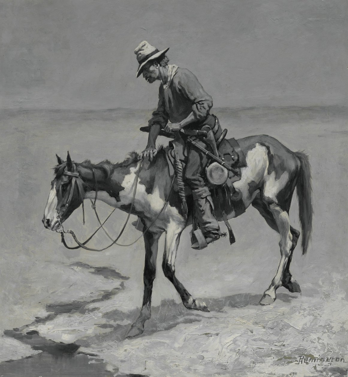 En texansk pony af Frederic Remington