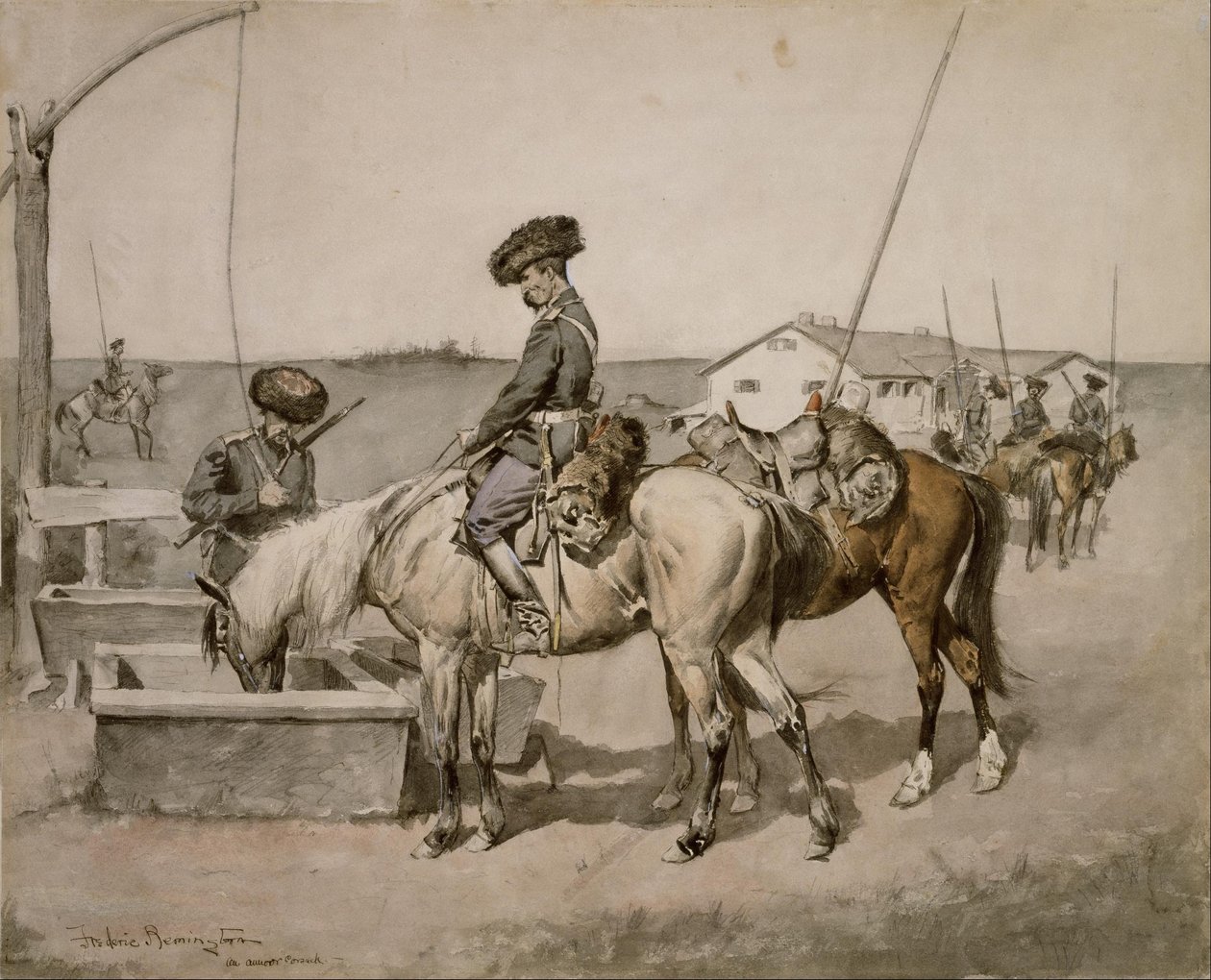 En kosak fra Amoor af Frederic Remington