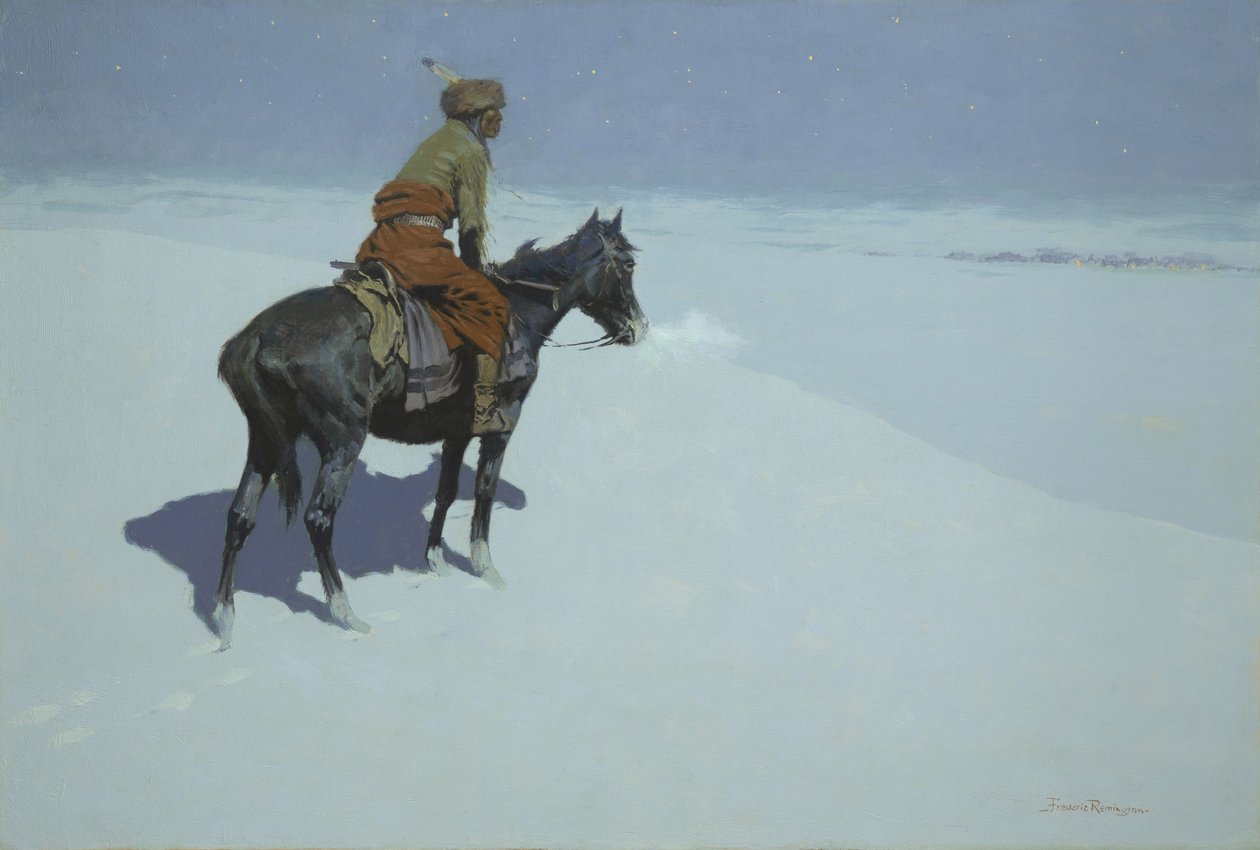 Venner eller fjender? af Frederic Remington