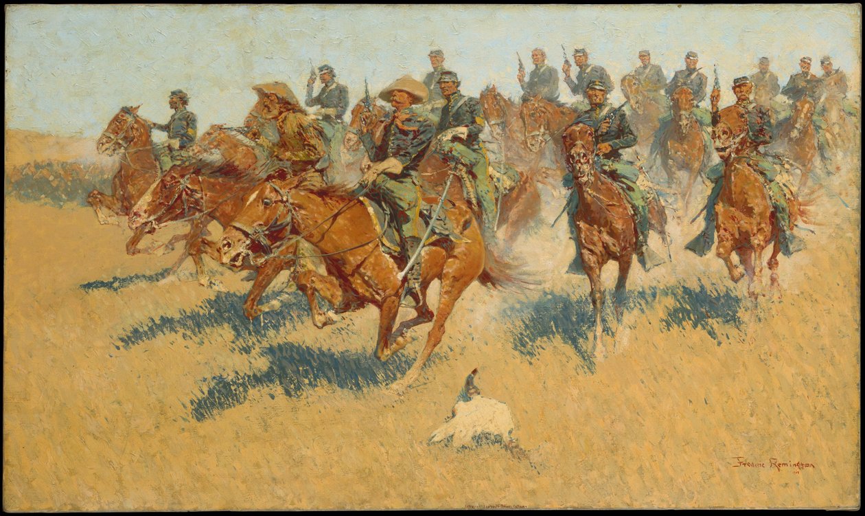 På de sydlige sletter af Frederic Remington