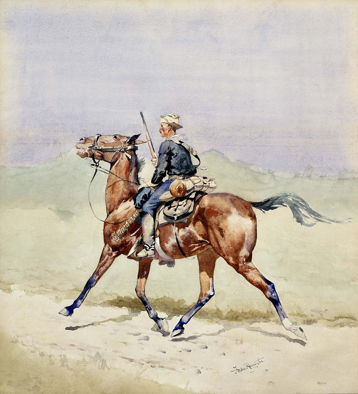 Den fremskudte vagt af Frederic Remington