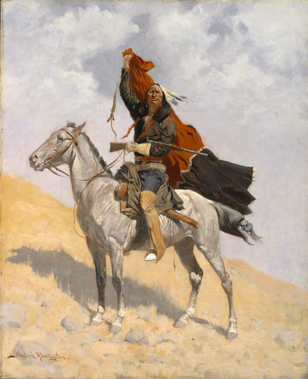 Tæppe-signalet af Frederic Remington