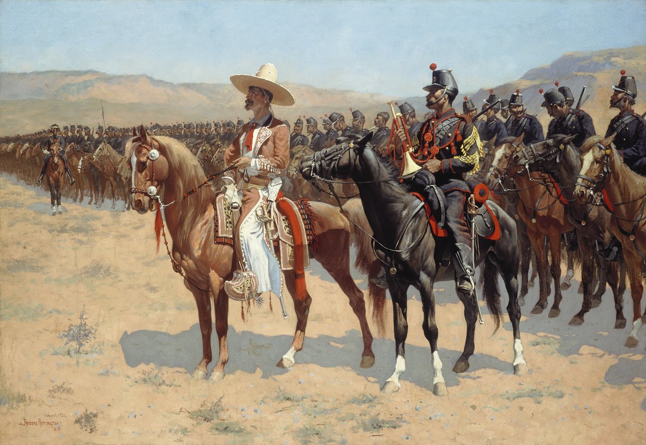 Den mexicanske major, 1889 af Frederic Remington