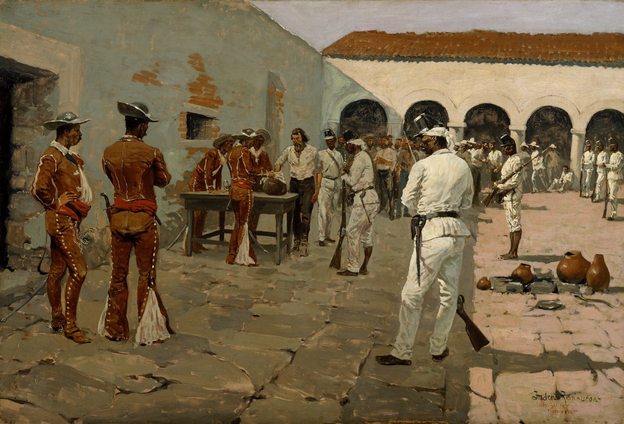 Mier-ekspeditionen: Tegningen af den sorte bønne af Frederic Remington