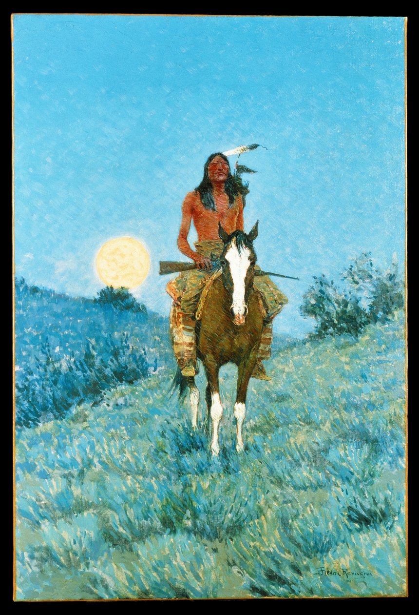 The Outlier, 1909 af Frederic Remington