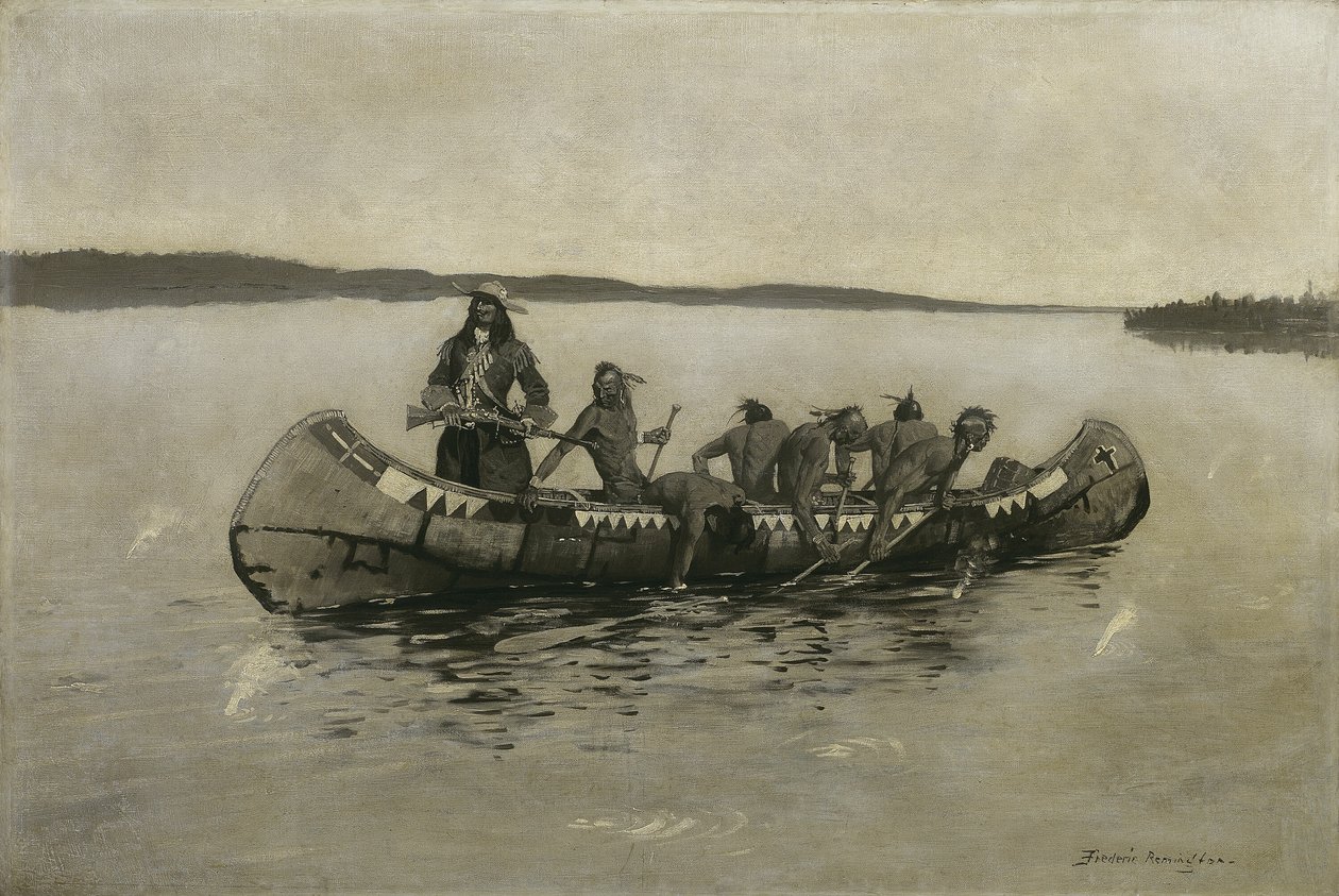 Dette var en fatal indskibning, 1898. af Frederic Remington
