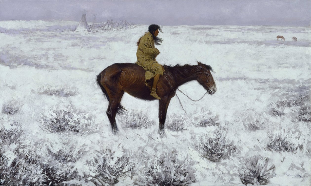 Flokkedrengen, 1905 af Frederic Sackrider Remington