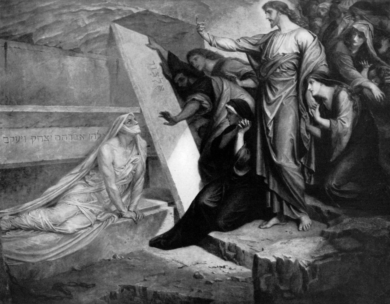 The Raising of Lazarus, 1926. af Frederic Shields