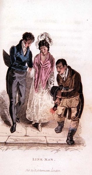 Linkmanden fra Ackermanns verden i miniature, 1820