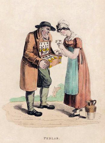 Pedlar Ackermanns verden i miniature, 1820