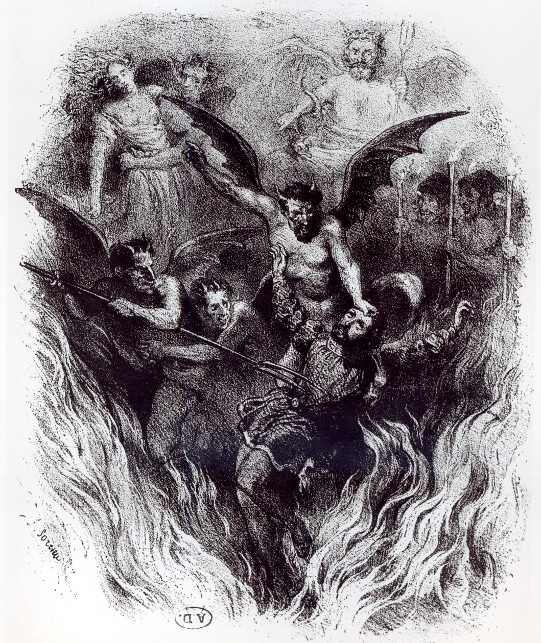 Illustration til orkesterpartituren af 