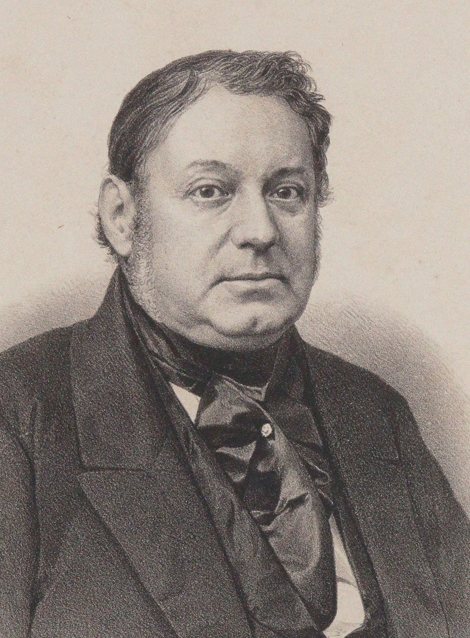 Portræt af pianist og komponist Amédée Méreaux 1802-1874. af Frederic Sorrieu