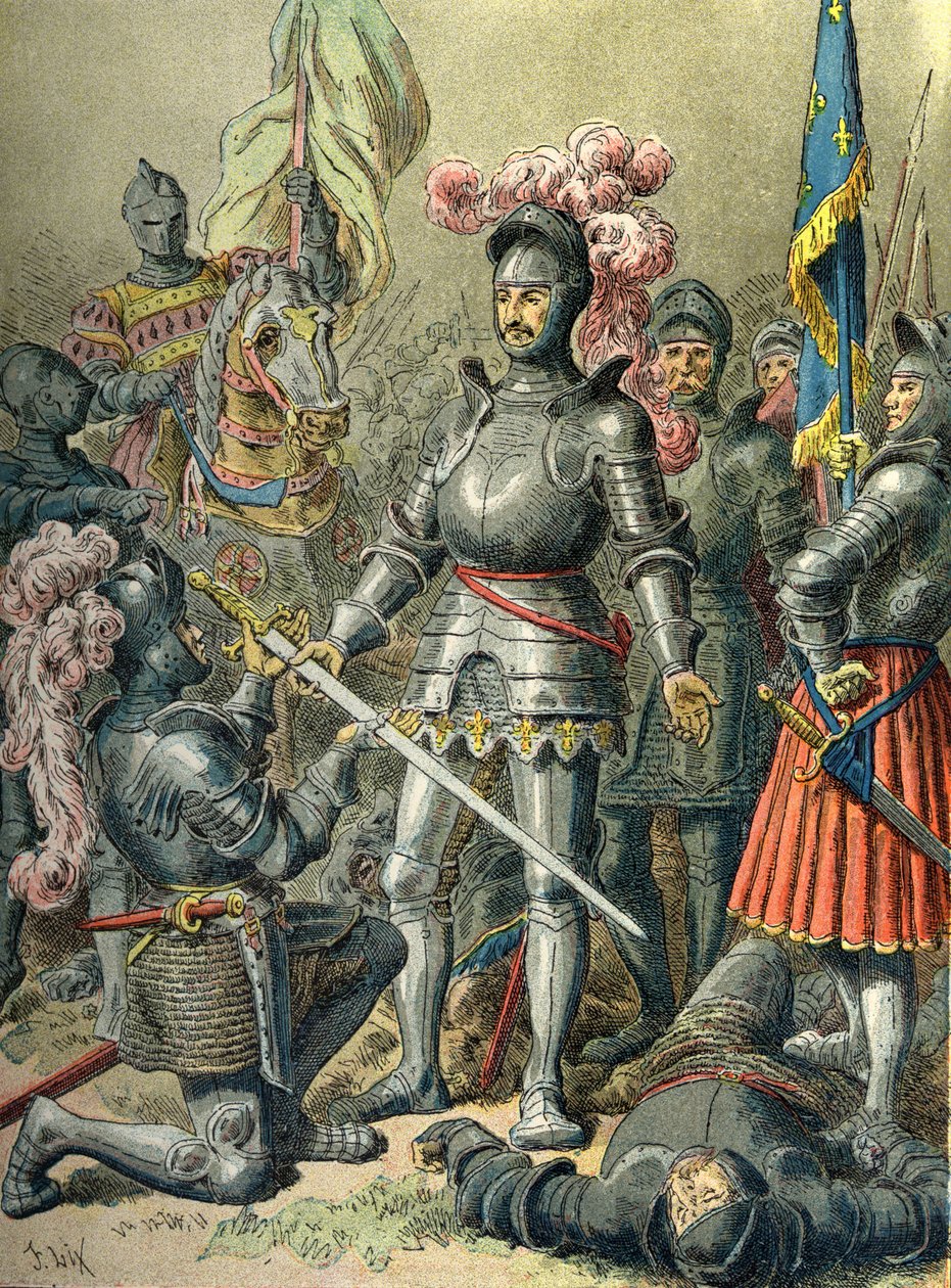 Francois I i Pavia (1525), nederlag, hvor han blev taget til fange af Frederic Theodore (after) Lix