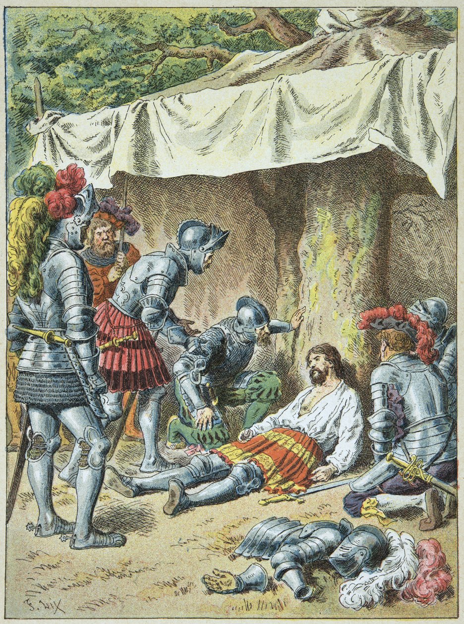 Ridder Bayard døde den 30. april 1524 som romagnano. af Frederic Theodore Lix