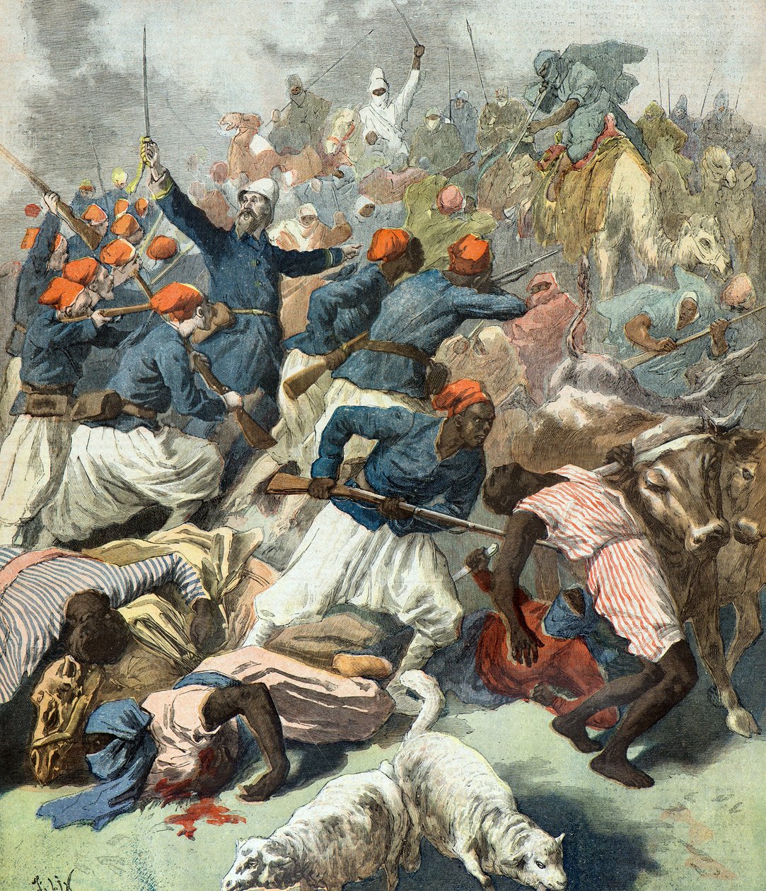 Militær operation ledet af Joffre af Frederic Theodore Lix