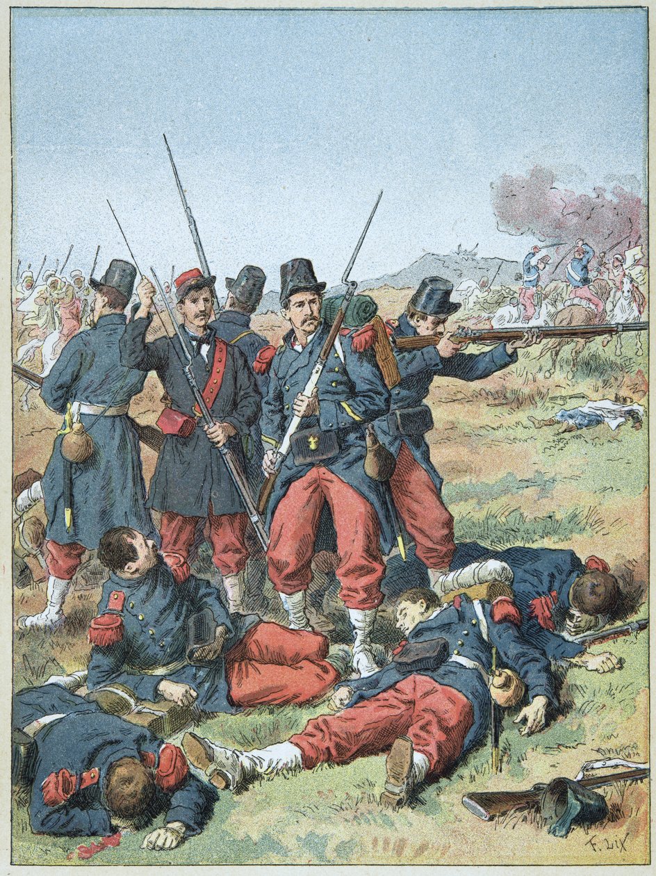 Sergent Blandan, 11. april af Frederic Theodore Lix