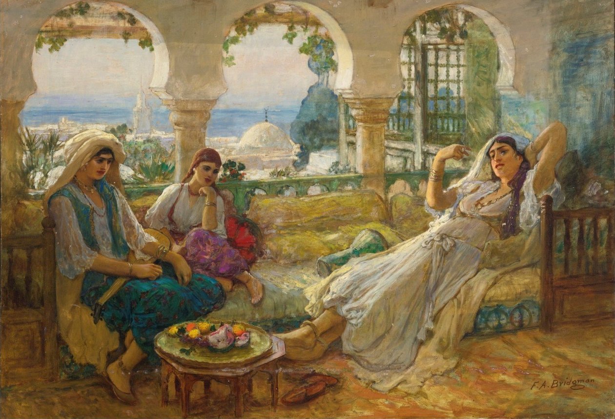 På terrassen af Frederick Arthur Bridgman