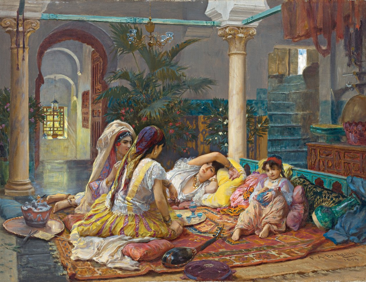 I Harem af Frederick Arthur Bridgman