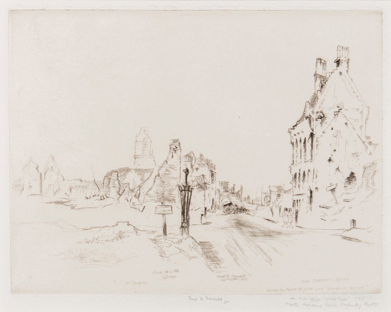 Ypres, 26. december 1917 (tørpunkt) af Frederick Arthur Farrell