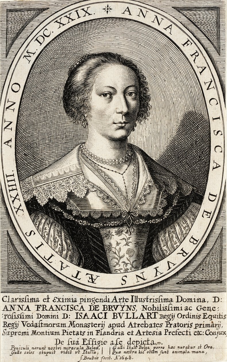 Anna Francisca de Bruyns af Frederick Bouttats I
