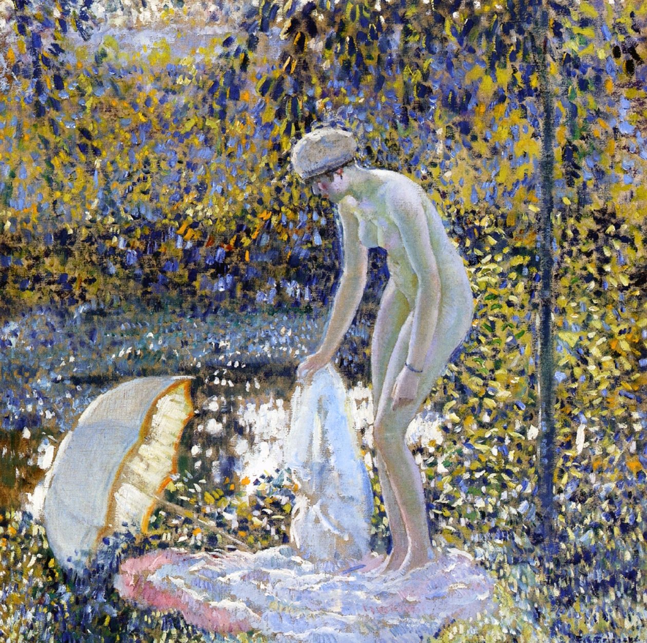 Badende, ca.1907-14 af Frederick Carl Frieseke