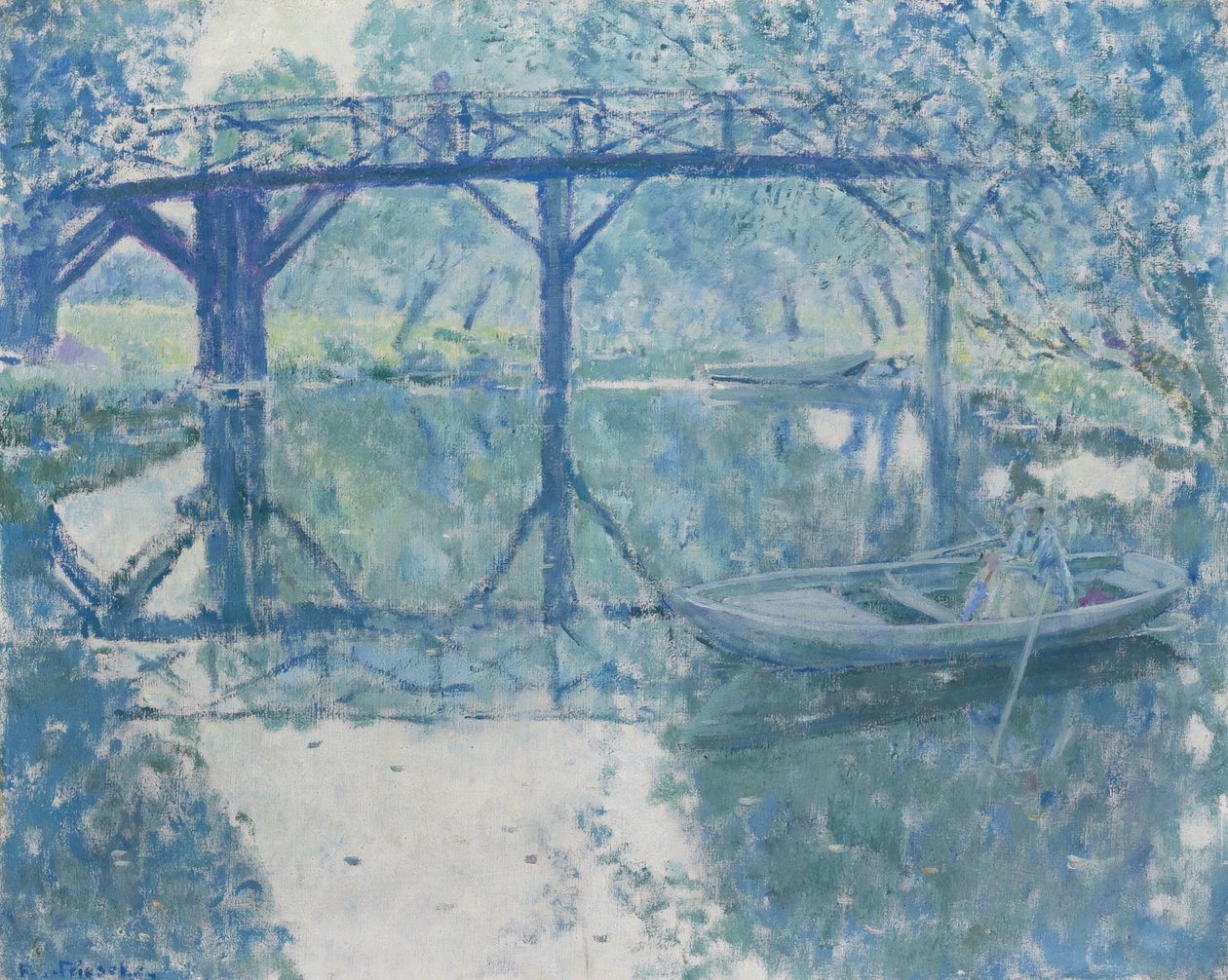 Broen - Giverny af Frederick Carl Frieseke