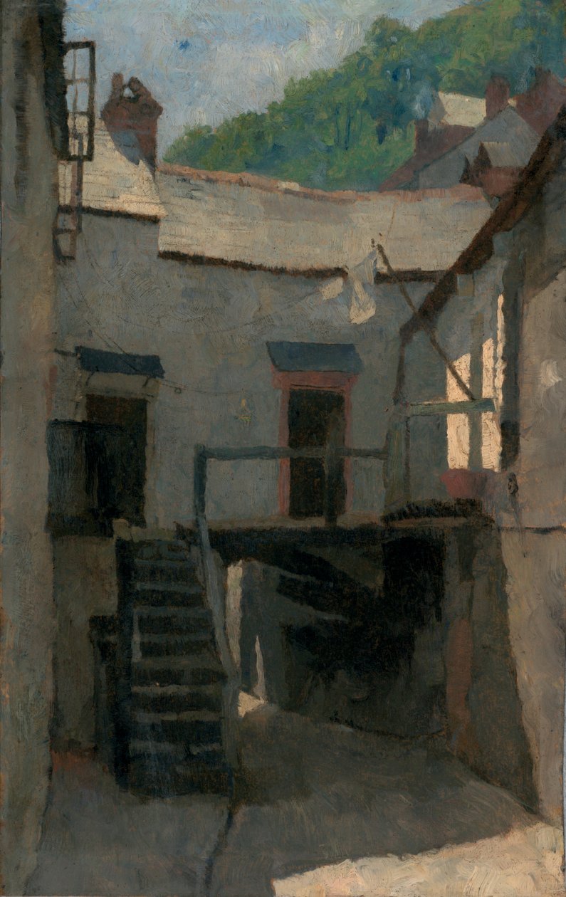 Gadebillede, Cornwall af Frederick Cayley Robinson