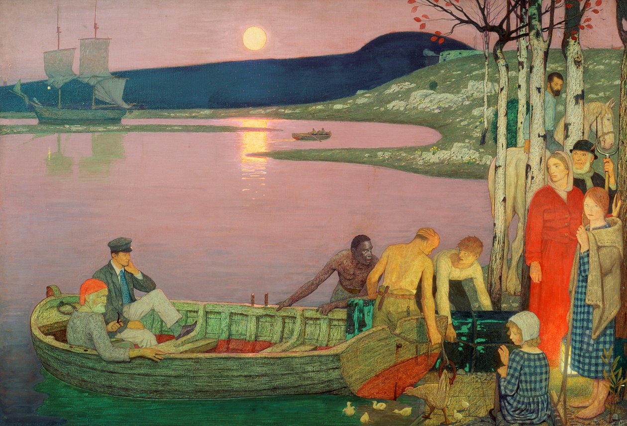 Havets Kald, 1925 af Frederick Cayley Robinson