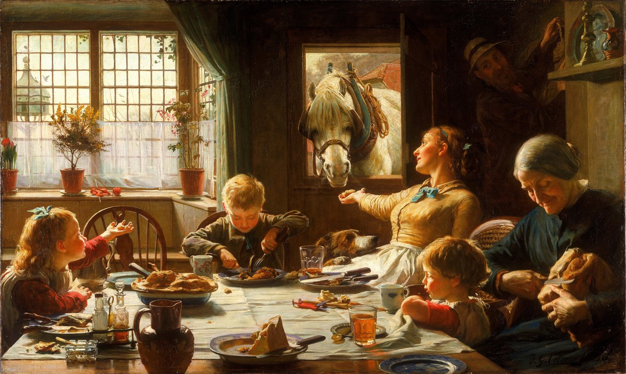 En af familien af Frederick George Cotman