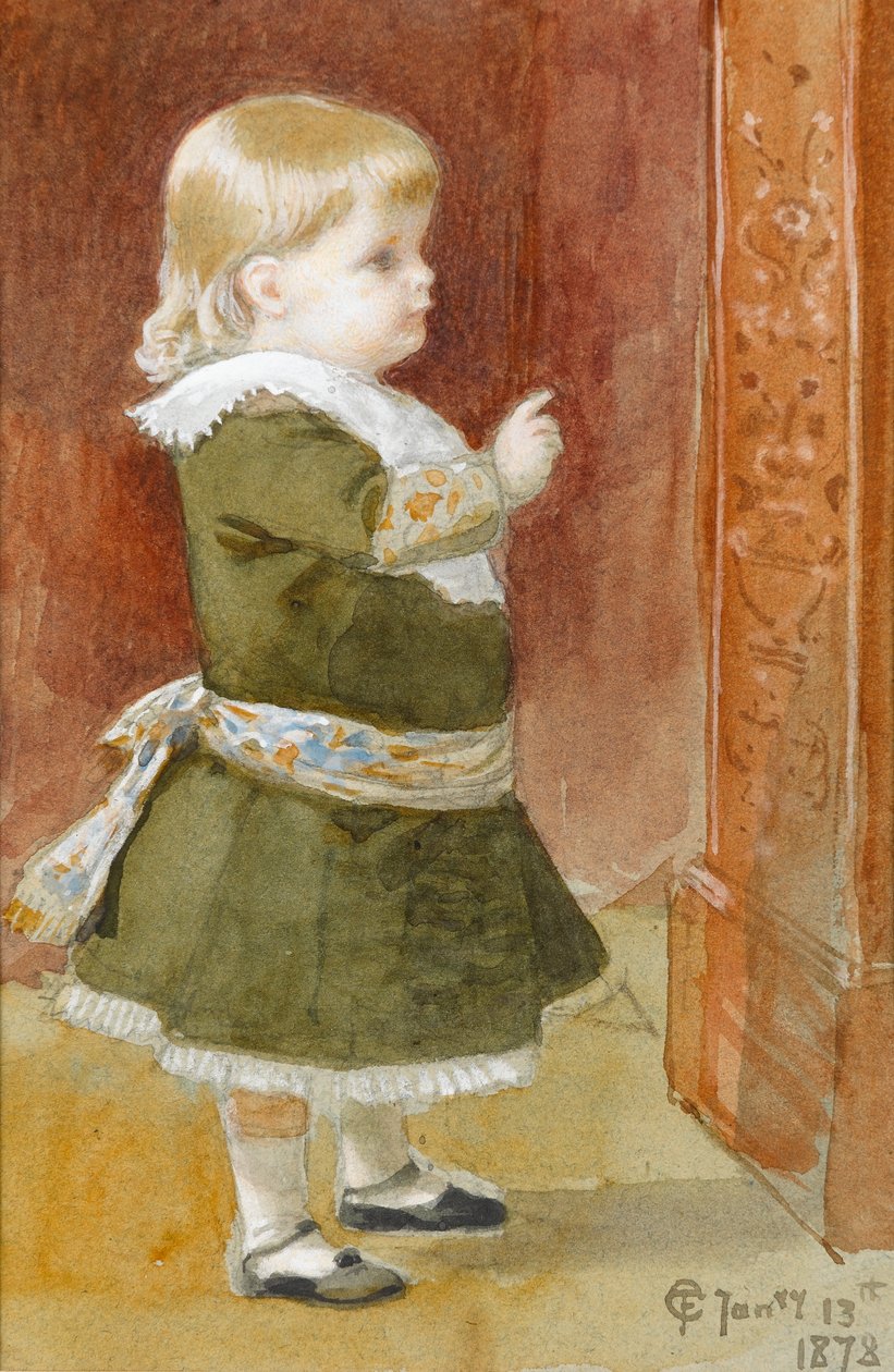Frederica, 1878 (wc på papir) af Frederick Goodall