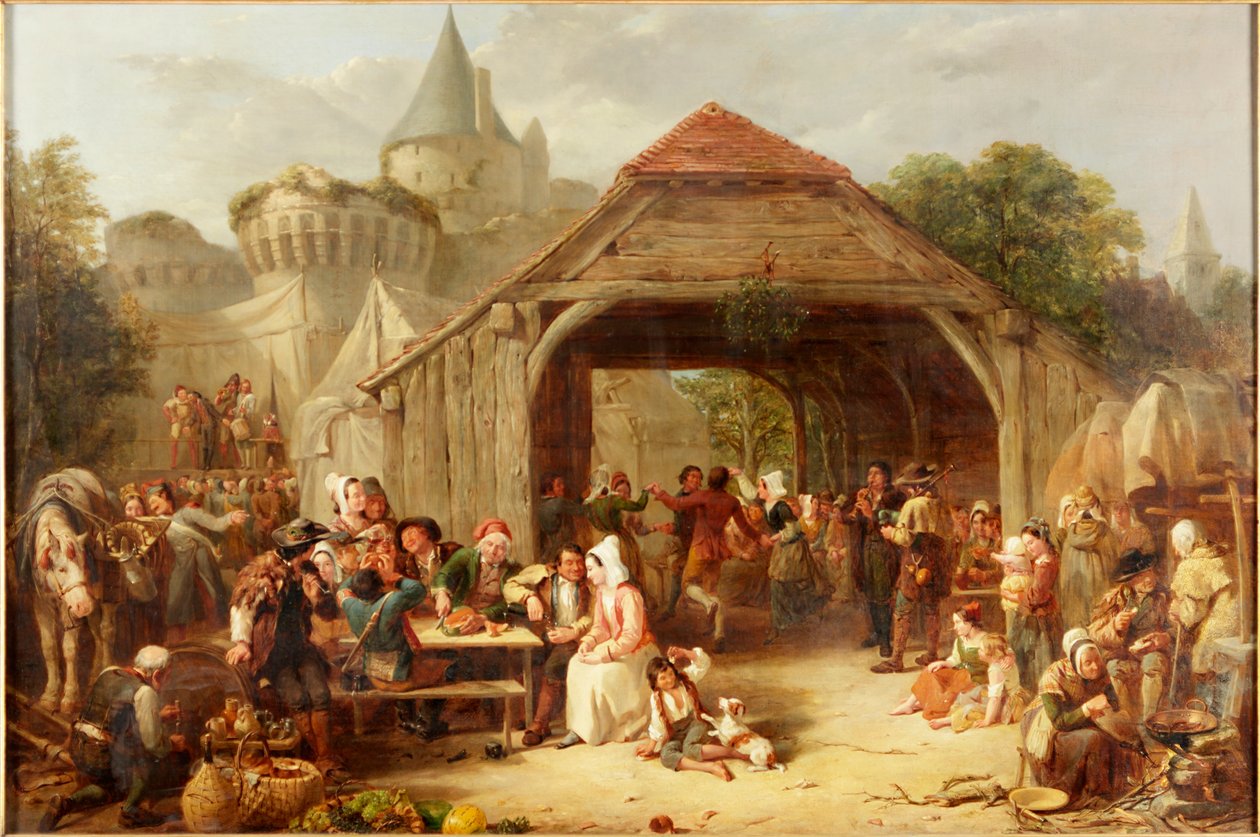 Merrymaking, 1841 af Frederick Goodall