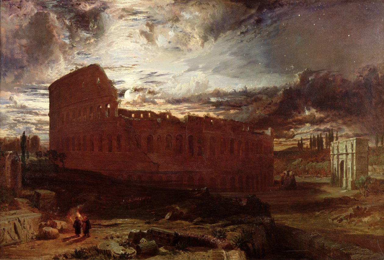 Colosseum, Rom, 1860 af Frederick Lee Bridell