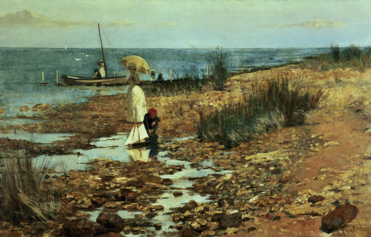 Moyes Bay, Beaumaris, Victoria af Frederick McCubbin