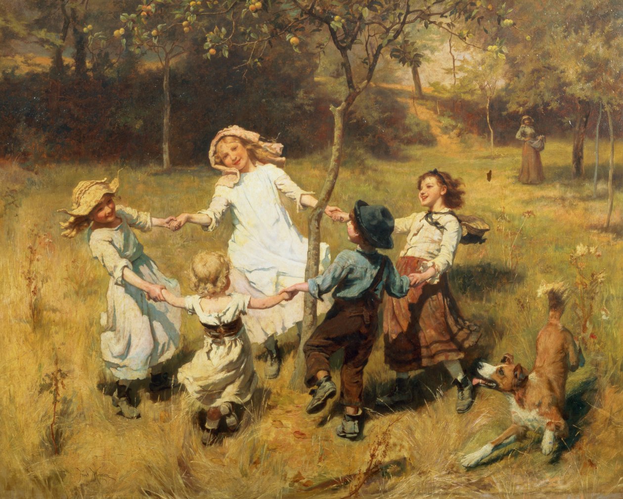 Ring-a-Ring-a-Roses-Åh af Frederick Morgan
