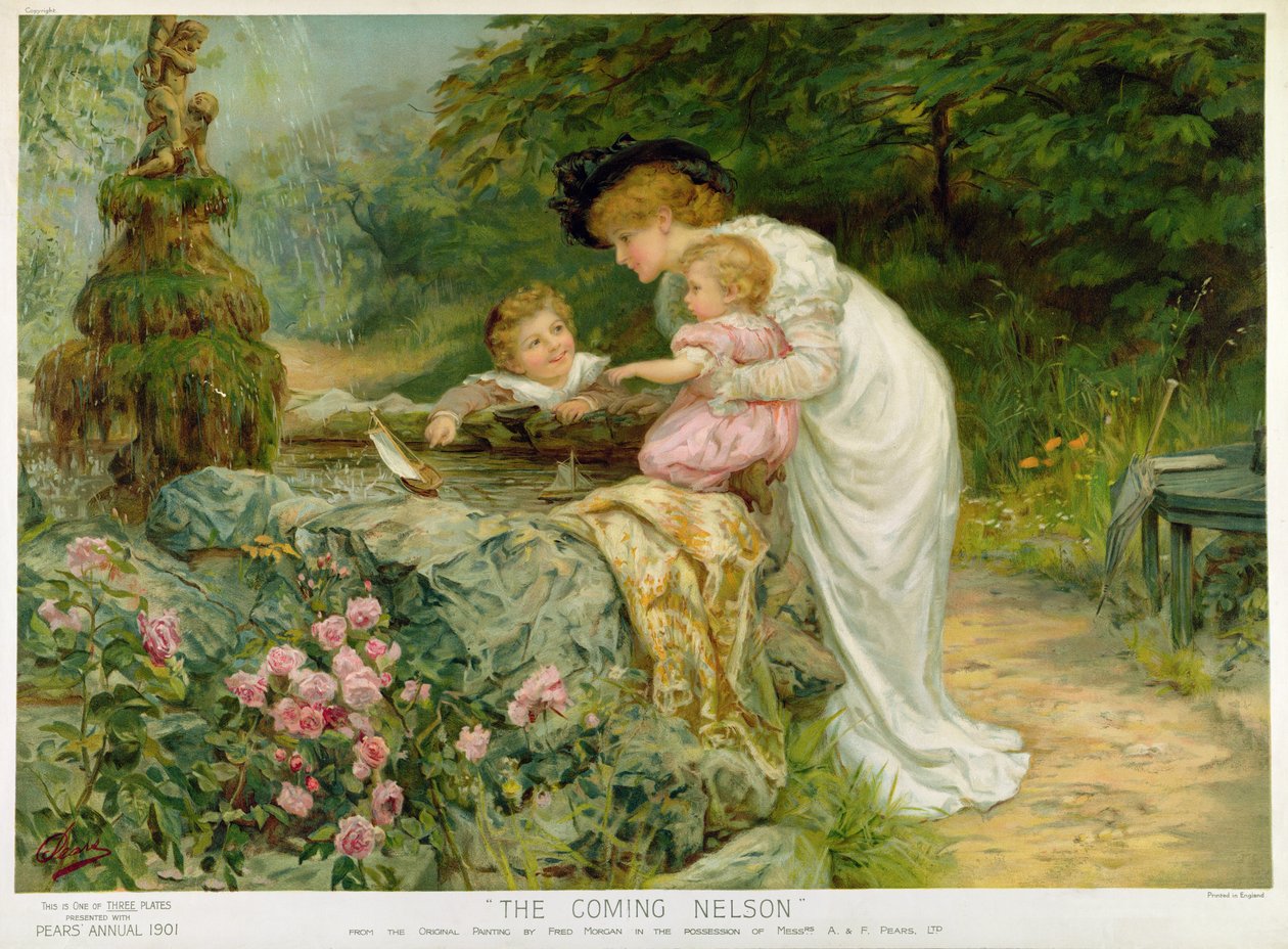 The Coming Nelson, fra Pears Annual, 1901 af Frederick Morgan
