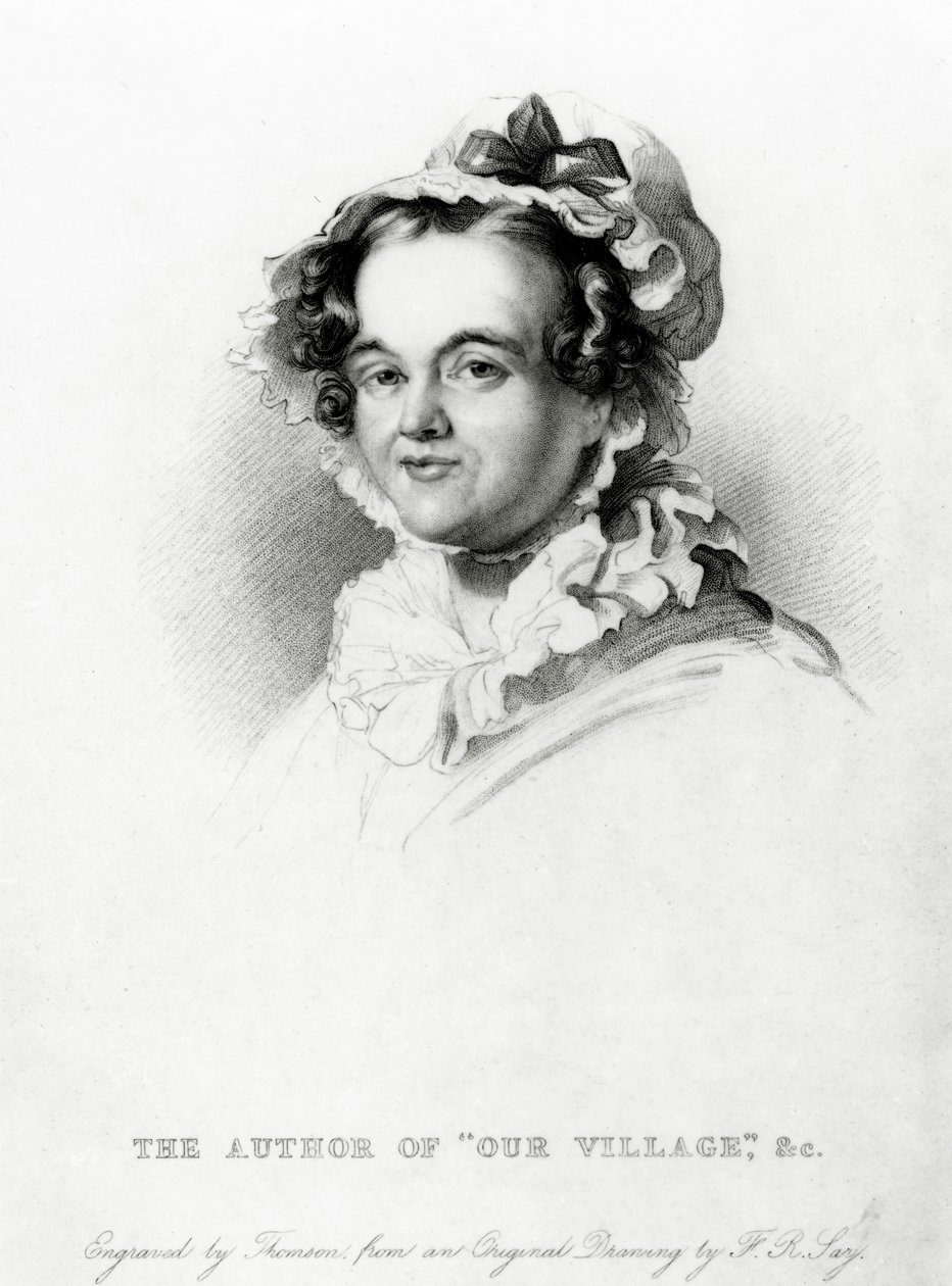 Mary Russell Mitford, graveret af Thomson af Frederick Richard Say