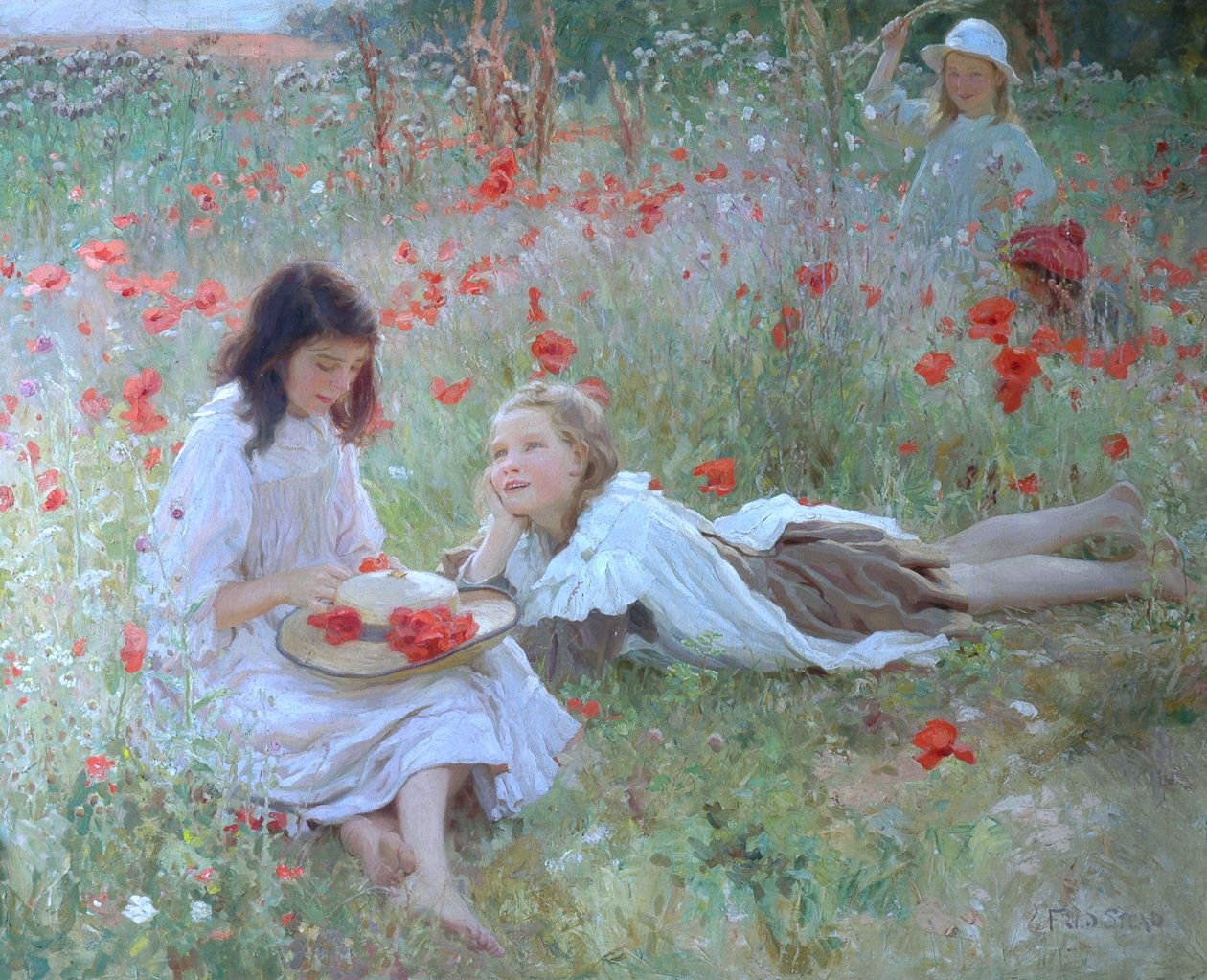 Valmuer af Frederick Stead