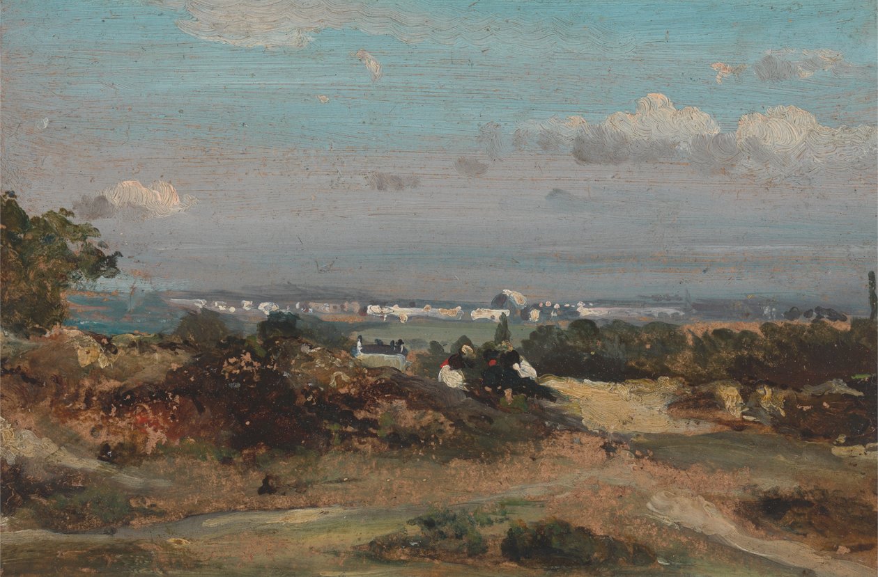 En udsigt i Suffolk af George Frederick Watts
