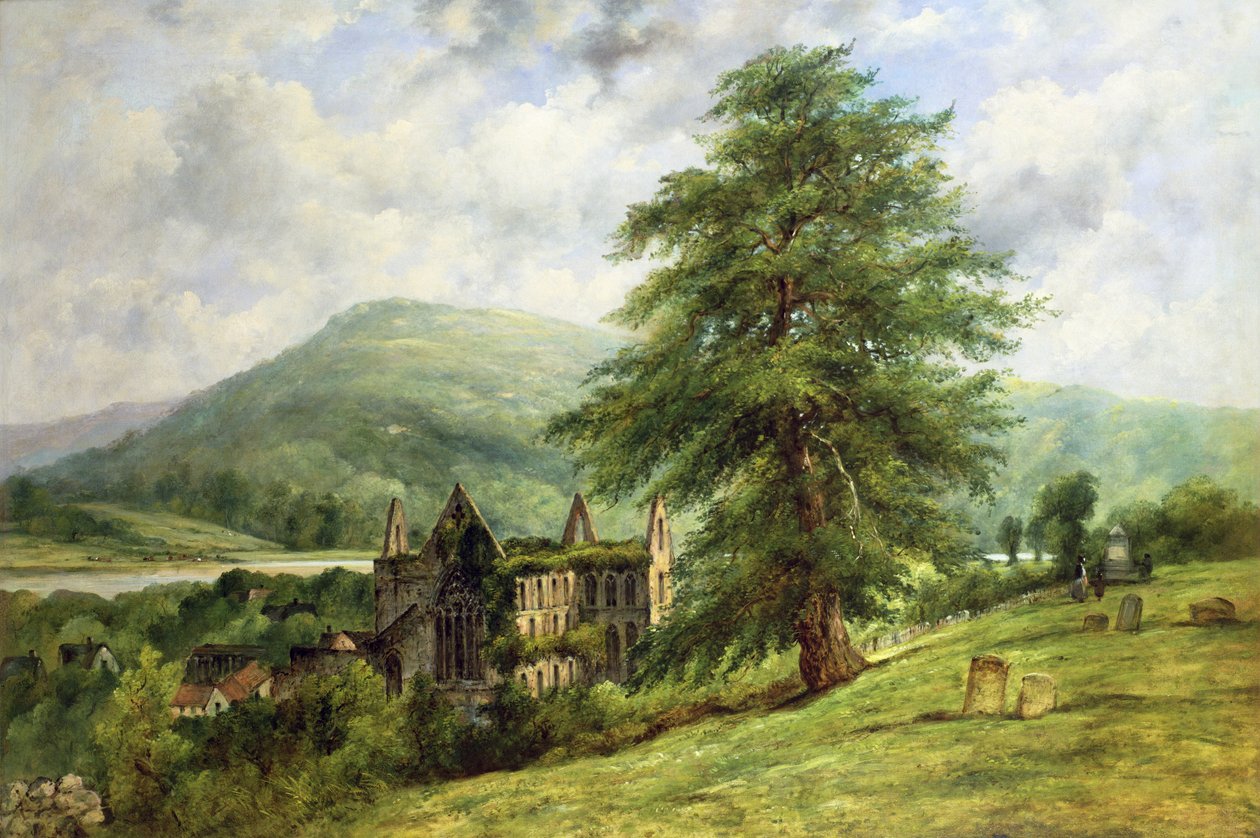 Tintern Abbey af Frederick Waters Watts