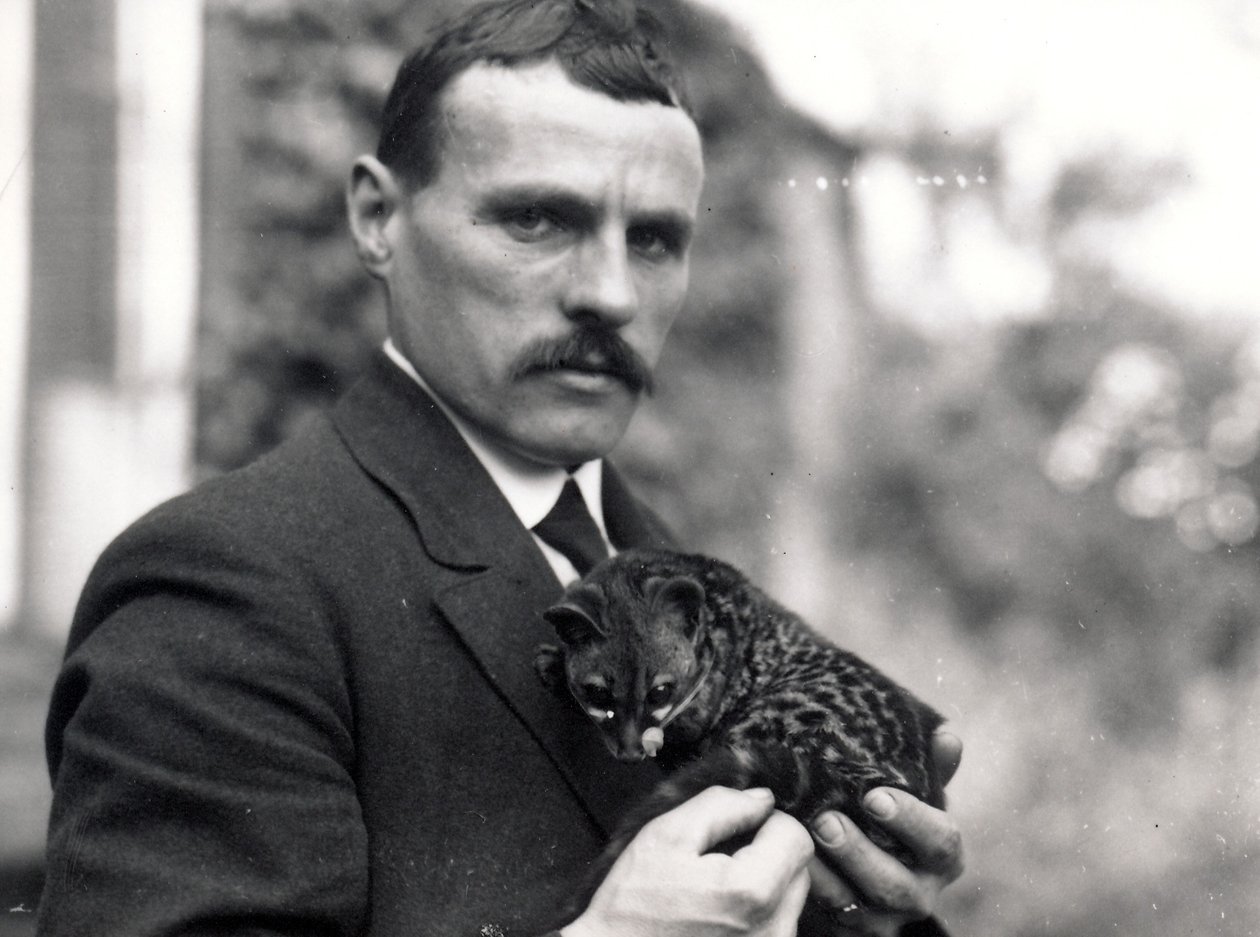 Charlie Dixon med genet, 1916 af Frederick William Bond