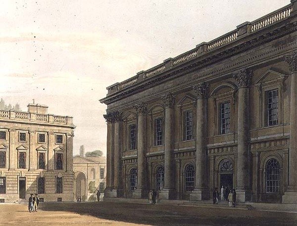 Yderside af Christ Church Library, Peckwater, illustration fra 