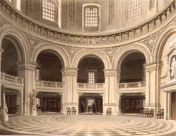 The Dome in Radcliffe Library, illustration fra 