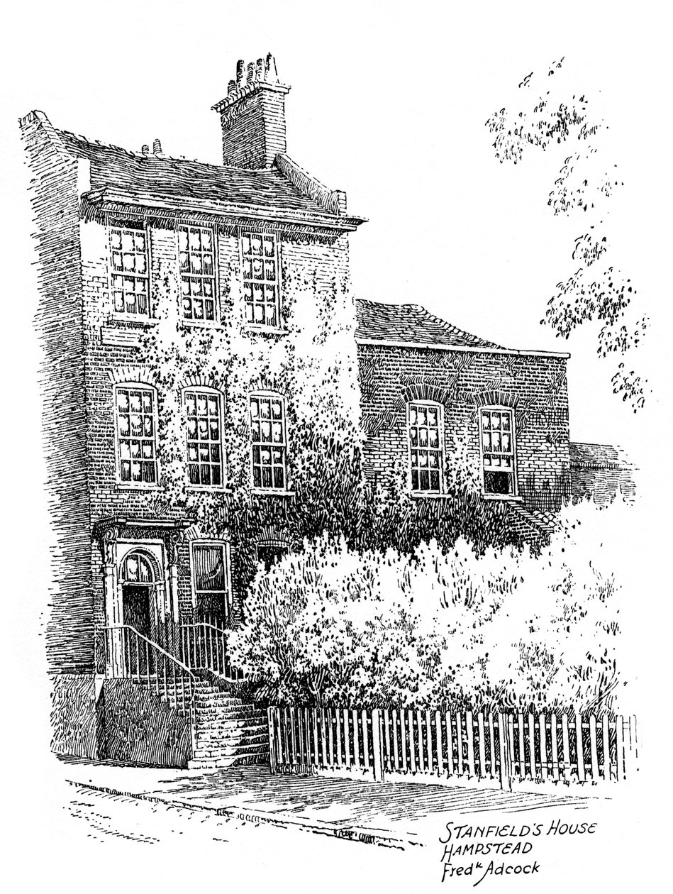 Stanfield House, Hampstead, London, 1912 af Frederick Adcock